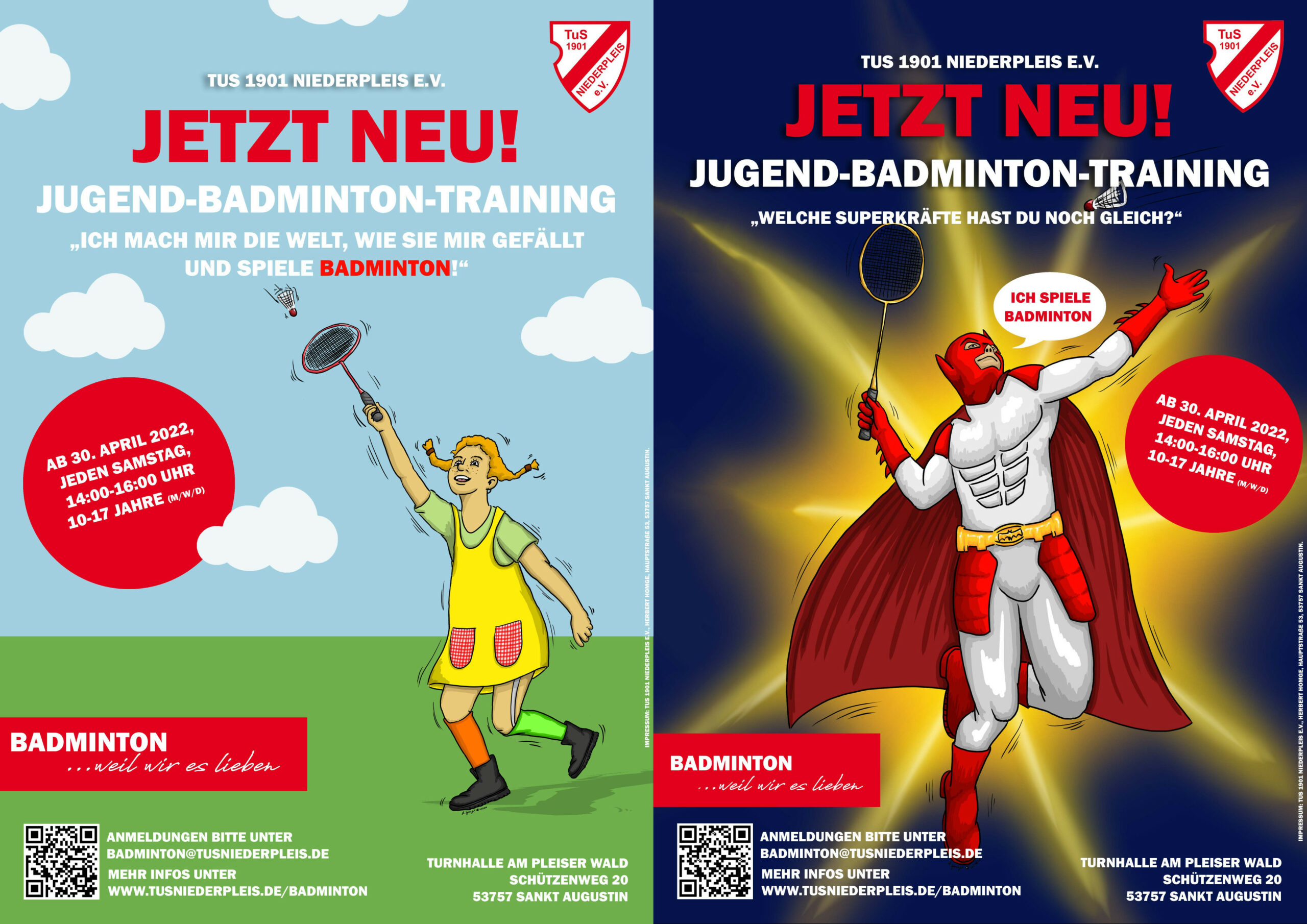Neu: Badminton Jugend-Training